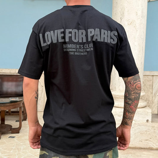 T-shirt "Love for Paris" Black