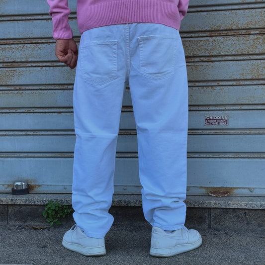 Jeans Wide Leg White
