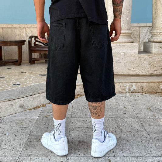 Short Washed Black