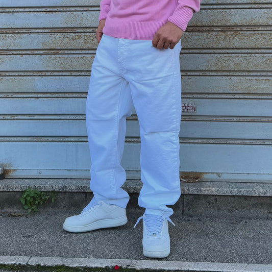 Jeans Wide Leg White