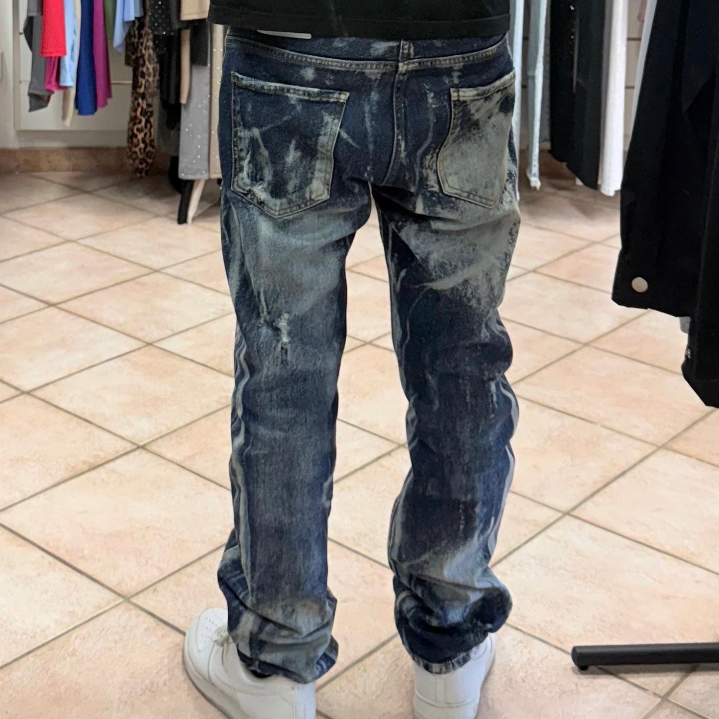 Straight fit spin blu