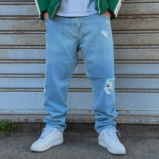 Jeans Vertical Shred