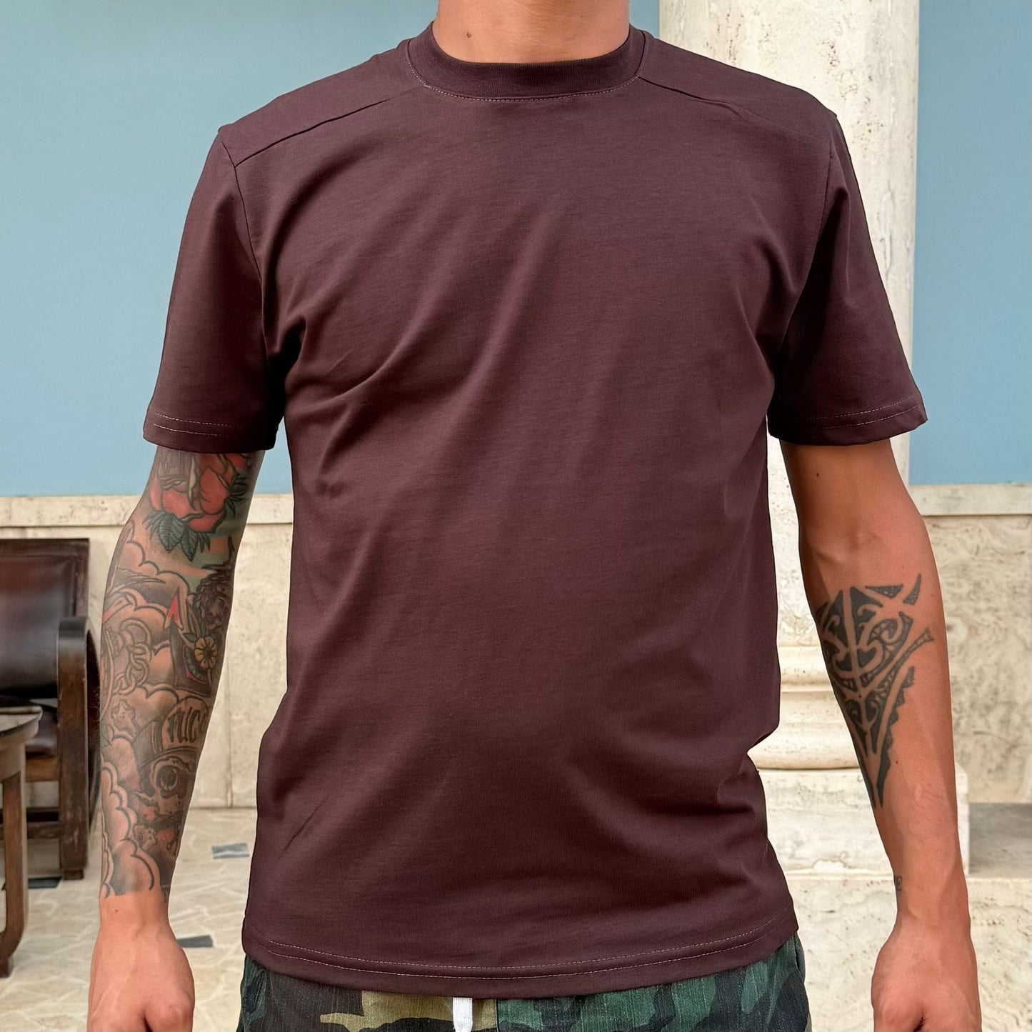 Basic shirt Brown