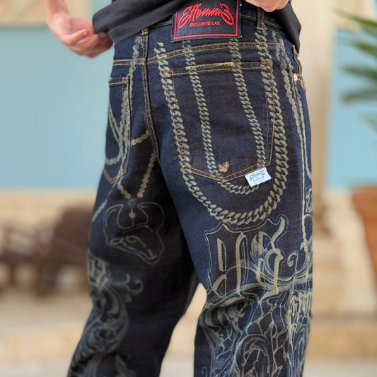 Denim Baggy Chain