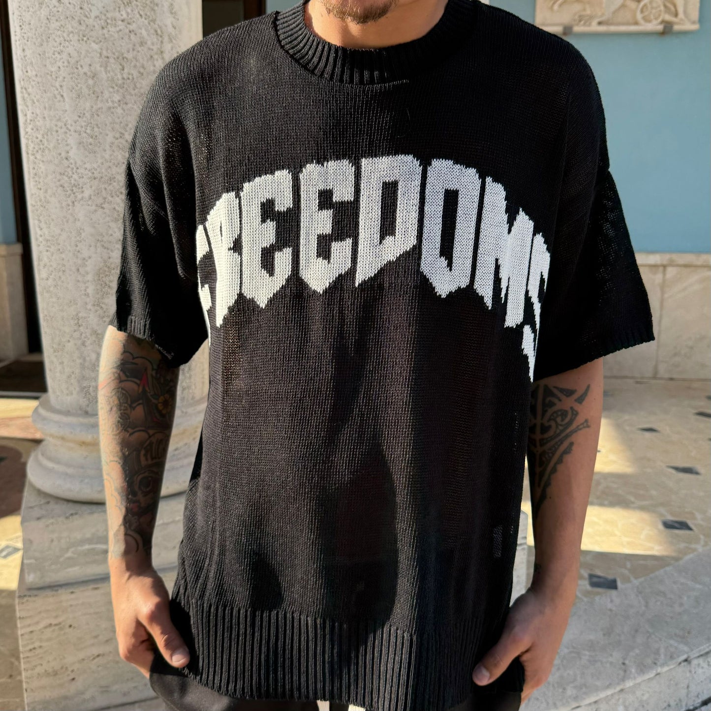 T-Shirt in Maglia Freedoms